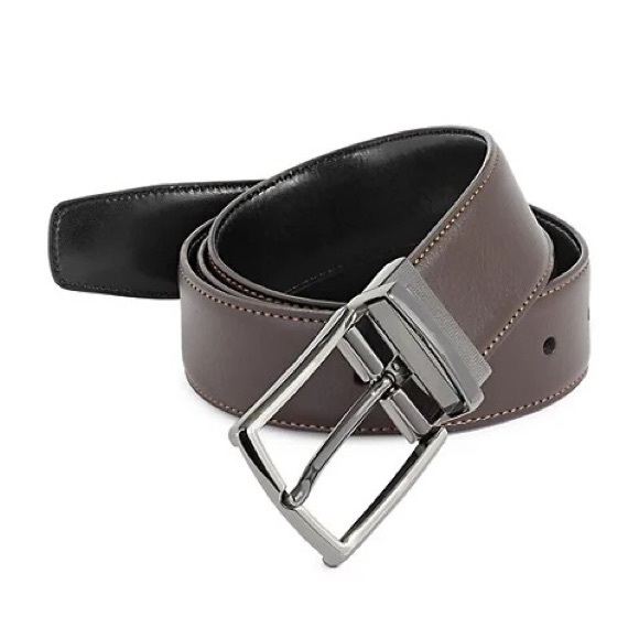 Perry Ellis Other - Tiled Reversible Leather Belt - 34